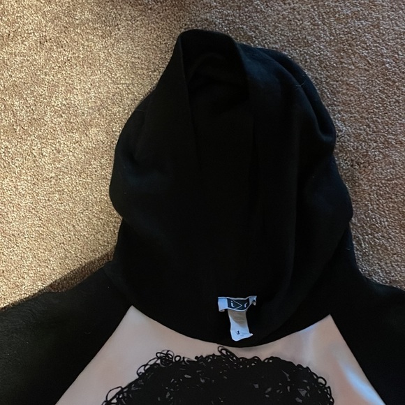 IR Soft Curly Haired Black Girl Hoodie Sweatshirt ML - Picture 3 of 4